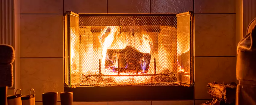 Mendota Hearth Landscape Fireplace Installation in Somerton, Arizona