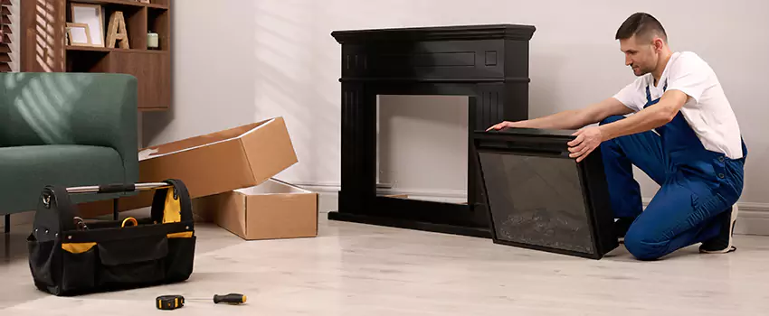 Old Rusted Metal Fireplace Repair And Replacement in Somerton, AZ